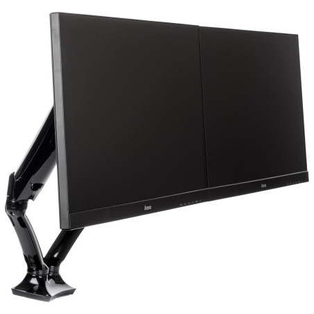 Podwójny uchwyt do monitora ze sprężyną gazową IIYAMA DS3002C-B1