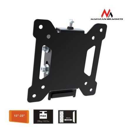 Uchwyt do telewizora lub monitora 13-27" MC-596 czarny 20kg  max vesa 100x100 TV