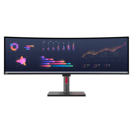 Monitor LENOVO P49w-30 49" / IPS / DUAL-QHD / 4ms / 60 Hz / HDMI / DP / Thunderbolt / Audio out / USB / USB-C