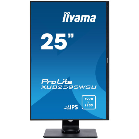 Monitor IIYAMA XUB2595WSU-B5 25" / IPS LED / WUXGA / 4ms / 60 Hz / VGA / HDMI / DP / USB / Wyjście słuchawkowe