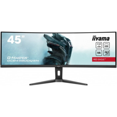 Monitor IIYAMA GCB4580DQSN-B1 45" / VA / DUAL-QHD / 0.8ms / 165 Hz / HDMI / DP / USB / USB-C / Wyjście słuchawkowe / RJ45