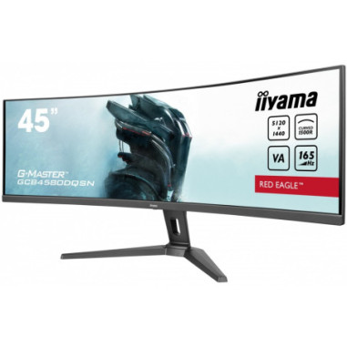 Monitor IIYAMA GCB4580DQSN-B1 45" / VA / DUAL-QHD / 0.8ms / 165 Hz / HDMI / DP / USB / USB-C / Wyjście słuchawkowe / RJ45