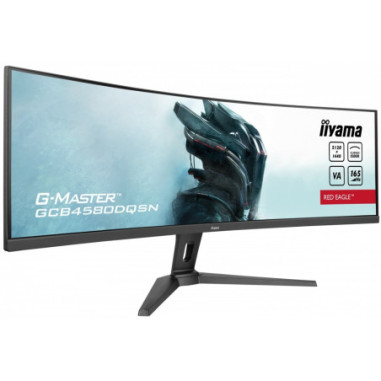 Monitor IIYAMA GCB4580DQSN-B1 45" / VA / DUAL-QHD / 0.8ms / 165 Hz / HDMI / DP / USB / USB-C / Wyjście słuchawkowe / RJ45
