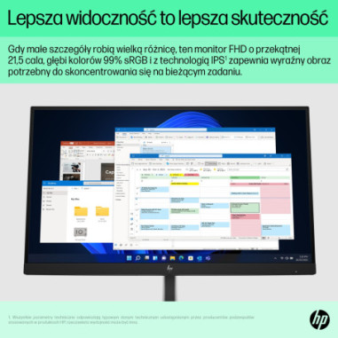 Monitor HP 6N4E8AA ABB *21.5" *IPS...