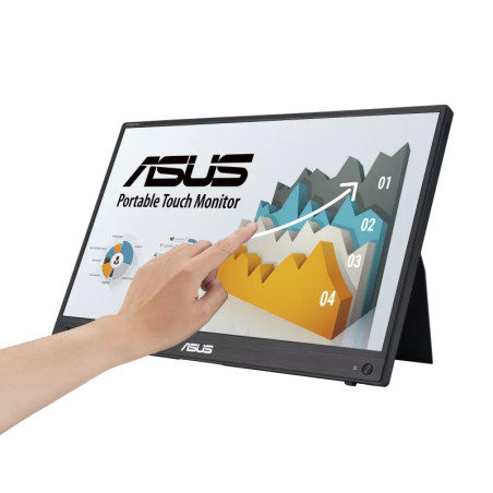 Monitor ASUS MB16AMTR 16" / IPS / Full HD / 5ms / 60 Hz / Mini HDMI / USB-C / USB / Wyjście słuchawkowe