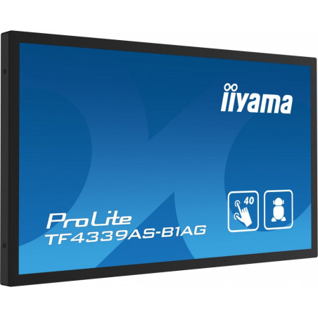 Monitor wielkoformatowy dotykowy iiyama TF4339AS-B1AG *43" *IPS LED *3840x2160 *HDMI *DP *60Hz *8ms