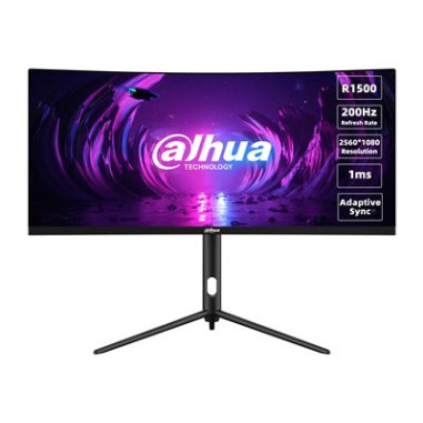 Monitor Dahua LM30-E330CA *30" *VA LED *2560x1080 *HDMI *DP *200Hz *1ms *Zakrzywiony ekran