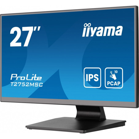 Monitor dotykowy iiyama T2752MSC-B1AG *27" *IPS LED *1920x1080 *HDMI *DP *USB-C *60Hz *5ms