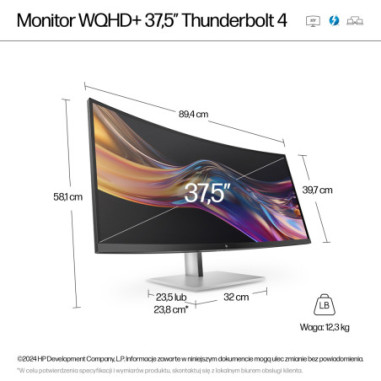 Monitor HP 8K167AA ABB Series 7 Pro...