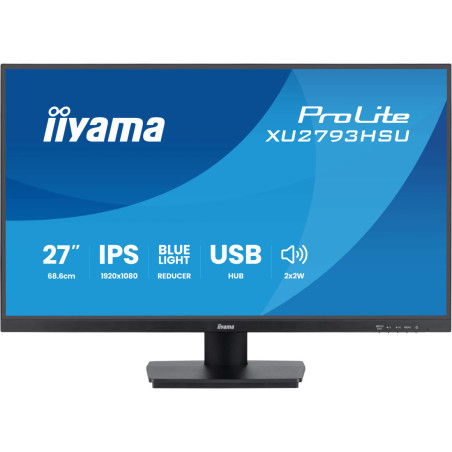 Monitor iiyama XU2793HSU-B7 *27" *IPS LED *1920x1080 *HDMI *DP *100Hz *1ms