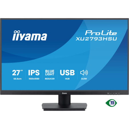 Monitor iiyama XU2793HSU-B7 *27" *IPS LED *1920x1080 *HDMI *DP *100Hz *1ms