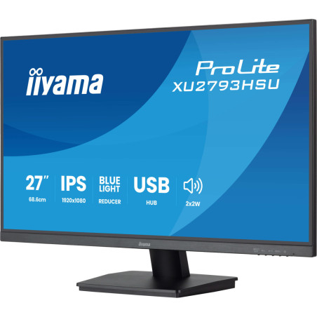 Monitor iiyama XU2793HSU-B7 *27" *IPS LED *1920x1080 *HDMI *DP *100Hz *1ms