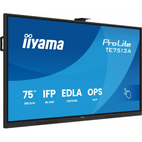 Monitor interaktywny IIYAMA TE7513A-B1AG *75" *IPS LED *4K *2xHDMI *DP *WiFi *ANDROID 14