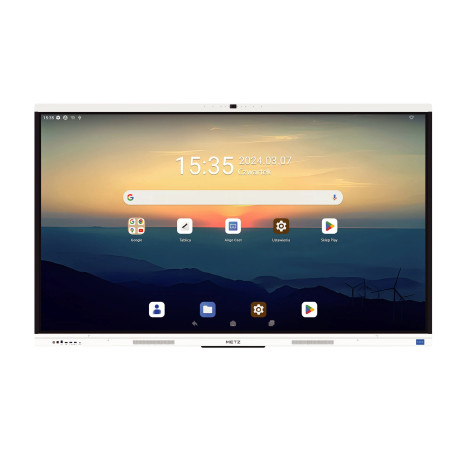 Dotykowy monitor interaktywny METZ 86SG1 *86" * 4K DLED *Android * Wifi6 * uchwyt ścienny *16GB/256GB *Kamera *Głośniki