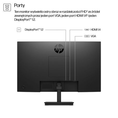 Monitor HP 9U5J5UT ABB Series 3 Pro 324pf *23.8" *IPS LED *1920x1080 *HDMI *DP *100Hz *5ms