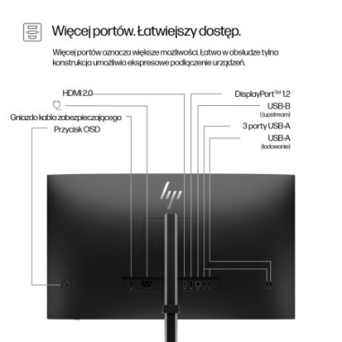 Monitor HP 9D9S0UT ABB S5 Pro 527pq *27" *IPS LED *2560x1440 *HDMI *DP *USB *100Hz *5ms