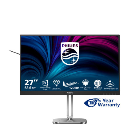 Monitor Philips 27B2N4500/00 *27" *IPS LED *2560x1440 *HDMI *2x *DP *USB Hub *120Hz *4ms
