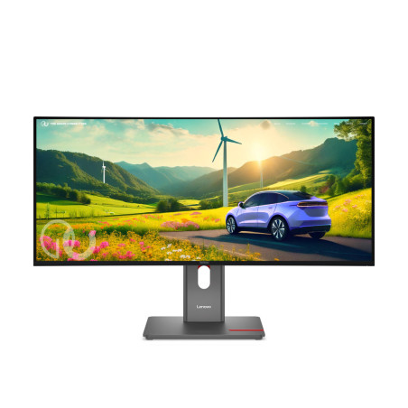 Monitor Lenovo 64ADGAT1EU ThinkVision P34WD-40 *34" *IPS LED *3440x1440 *HDMI *DP *USB-C *120Hz *4ms *Zakrzywiony ekran