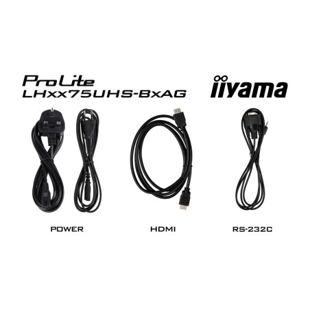 Monitor wielkoformatowy iiyama LH5575UHS-B2AG *55" *IPS LED *3840x2160 *HDMI *DP *USB *60Hz *8ms