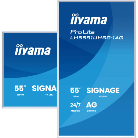 Monitor wielkoformatowy iiyama LH5581UHSG-1AG *55" *VA LED *3840x2160 *HDMI *DP *USB-C *60Hz *6.5ms
