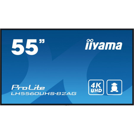 Monitor wielkoformatowy iiyama LH5560UHS-B2AG *55" *VA LED *3840x2160 *HDMI *60Hz *6.5ms *Android 11