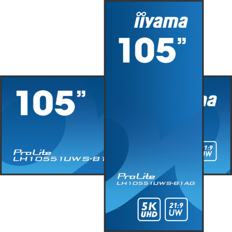 Monitor wielkoformatowy iiyama LH10551UWS-B1AG *105" *IPS LED *5120x2160 *5K *HDMI *DP *60HZ *Format 21:9