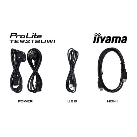 Monitor iiyama TE9218UWI-B1AG interaktywny *92" *VA *LED *5120x2160 *HDMI *USB-C *Android *dotykowy 40 punktów *60Hz