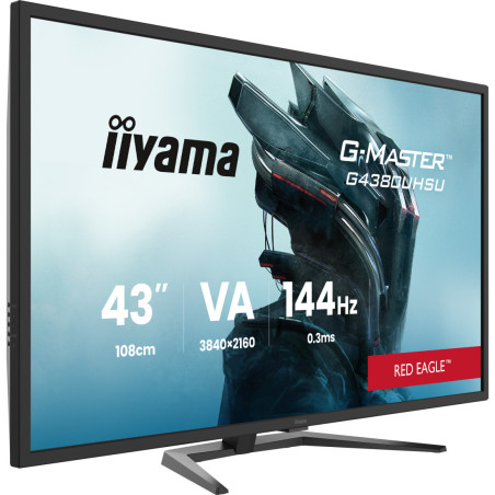 Monitor iiyama G4380UHSU-B2 *43" *VA *LED *3840x2160 *HDMI *DP *USB-C *144Hz *0.3ms