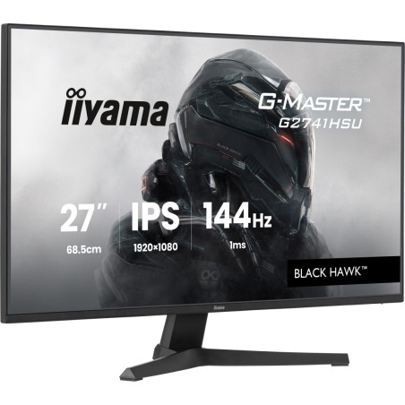 Monitor iiyama G2741HSU-B1 *27" *IPS *LED *1920x1080 *HDMI *DP *144Hz *1ms