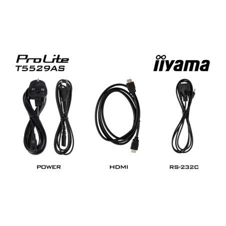 Monitor interaktywny iiyama T5529AS-B1AG *55" *VA LED *3840x2160 *HDMI *HDMI *DP *USB-C *60Hz *8ms