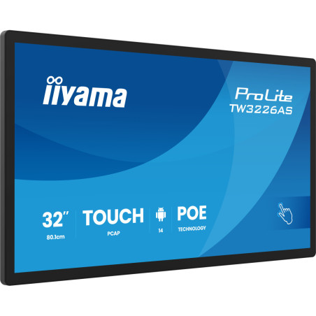 Monitor dotykowy iiyama TW3226AS-B3P *32" *VA LED *1920x1080 *HDMI *DP *USB-C *500cd/m² *60Hz *8ms