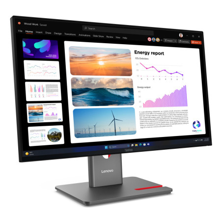 Monitor biurkowy Lenovo ThinkVision P24Q-40 64B2GAT1EU *23,8" *IPS LED *2560x1440 *HDMI *2xDP *USB-C *120Hz *4ms