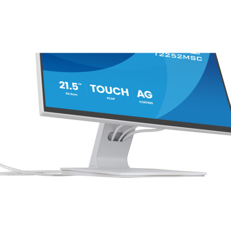 Monitor dotykowy biurkowy iiyama ProLite T2252MSC-W2AG *21,5" *IPS LED *1920x1080 *HDMI *DP *USB *60Hz *5ms