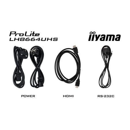 Monitor wielkoformatowy iiyama ProLite LH8664UHS-B3AG *86" *IPS LED *3840x2160 *2xHDMI *USB-C *60Hz *8ms