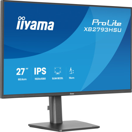 Monitor iiyama ProLite XB2793HSU-B1 *27" *IPS *1920x1080 *HDMI *DP *120Hz *1ms