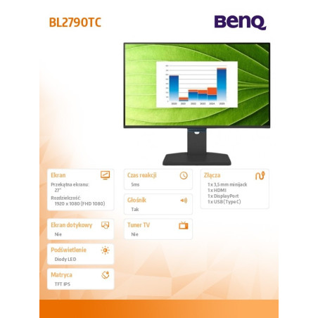 Monitor Benq 9H.LNTLA.TBE *27" *IPS *HDMI *144Hz *5ms