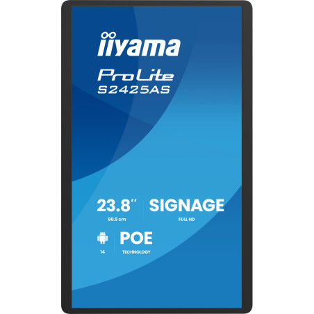 Monitor iiyama ProLite S2425AS-B1P *24" *IPS *1920x1080 *USB-C *100Hz *14ms