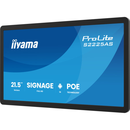 Monitor iiyama ProLite S2225AS-B1P *21.5" *IPS *1920x1080 *USB-C *100Hz *14ms