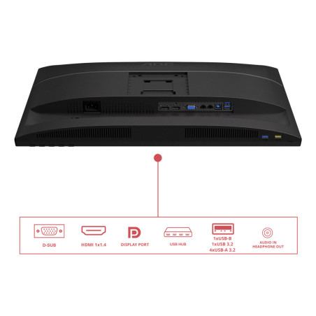 Monitor AOC X24E4U *24" *IPS *1920x1200 *HDMI *DP *USB-C *100Hz *4ms