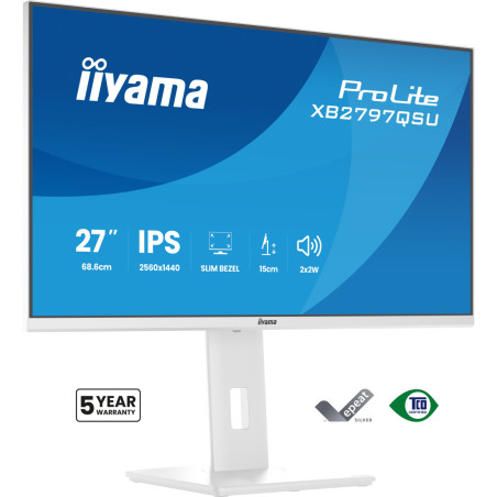 Monitor IIYAMA XB2797QSU-W1 *27" *IPS *2560x1440 *HDMI *DP *1ms