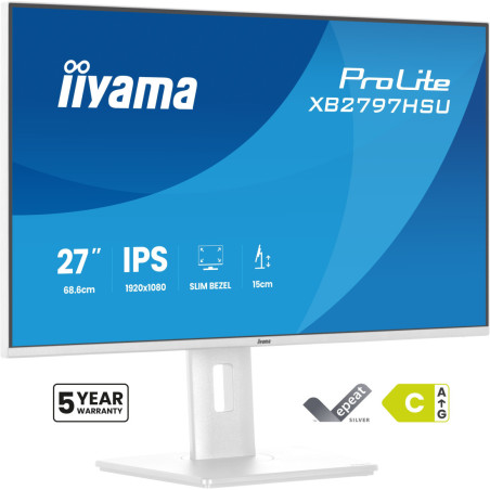 Monitor iiyama XB2797HSU-W1 *27" *IPS LED *1920x1080 *HDMI *DP *100HZ *1ms