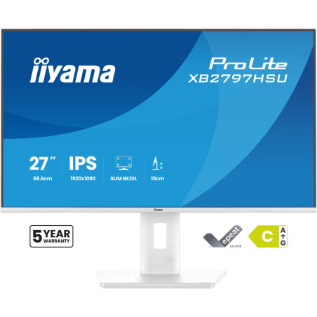 Monitor iiyama XB2797HSU-W1 *27" *IPS LED *1920x1080 *HDMI *DP *100HZ *1ms