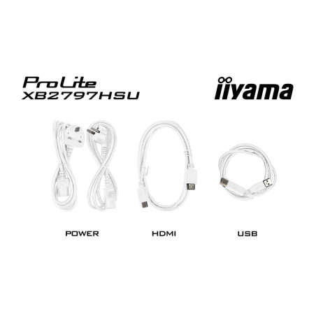 Monitor iiyama XB2797HSU-W1 *27" *IPS LED *1920x1080 *HDMI *DP *100HZ *1ms
