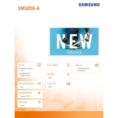 Monitor Samsung LH32EMDIAGBXEN *32"