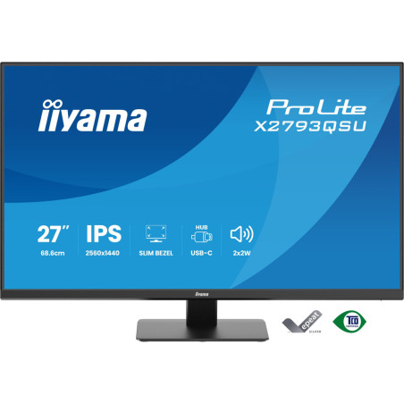 Monitor iiyama X2793QSU-B1 *27" *IPS LED *2560x1440 *HDMI *DP *100HZ *1ms