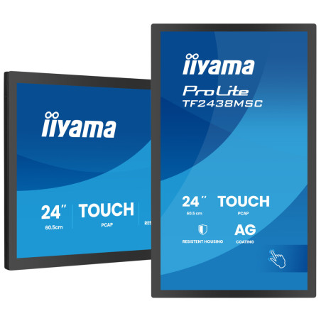 Monitor dotykowy iiyama TF2438MSC-B2 *23.8" *IPS LED *1920x1080 *HDMI *DP *60HZ *5ms
