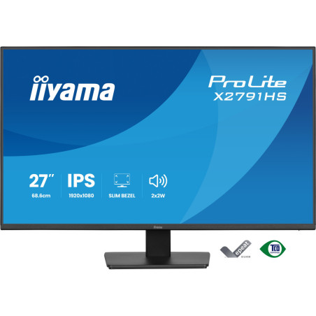 Monitor iiyama X2791HS-B1 *27" *VA LED *1920x1080 *HDMI *DP *120HZ *1ms
