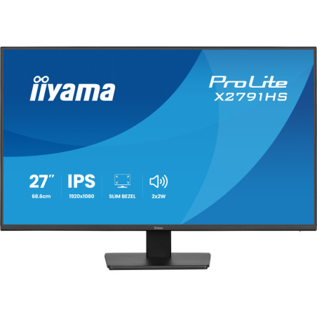 Monitor iiyama X2791HS-B1 *27" *VA LED *1920x1080 *HDMI *DP *120HZ *1ms