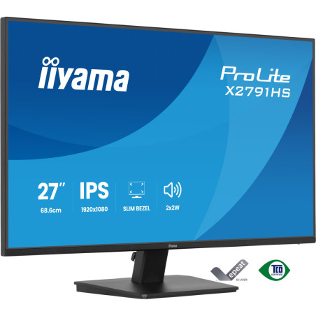 Monitor iiyama X2791HS-B1 *27" *VA LED *1920x1080 *HDMI *DP *120HZ *1ms