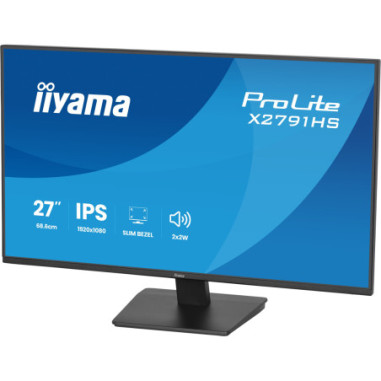 Monitor iiyama X2791HS-B1 *27" *VA LED *1920x1080 *HDMI *DP *120HZ *1ms